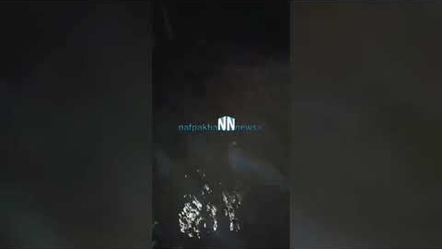 Ναυπακτία: Πλημμήσαν υπόγεια και έκλεισε η Ε.Ο. Αντιρρίου - Ναυπάκτου.