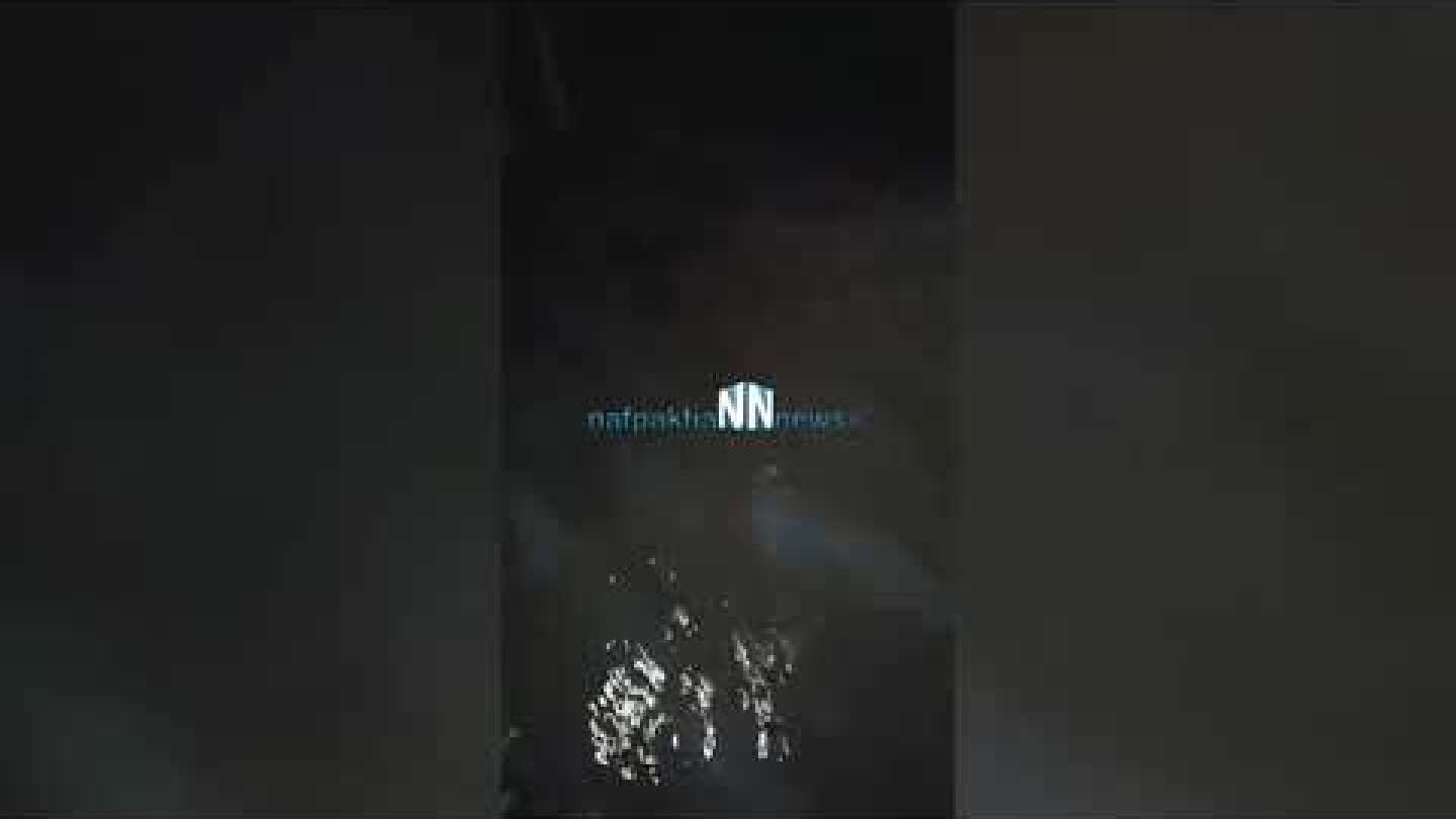 Ναυπακτία: Πλημμήσαν υπόγεια και έκλεισε η Ε.Ο. Αντιρρίου - Ναυπάκτου.