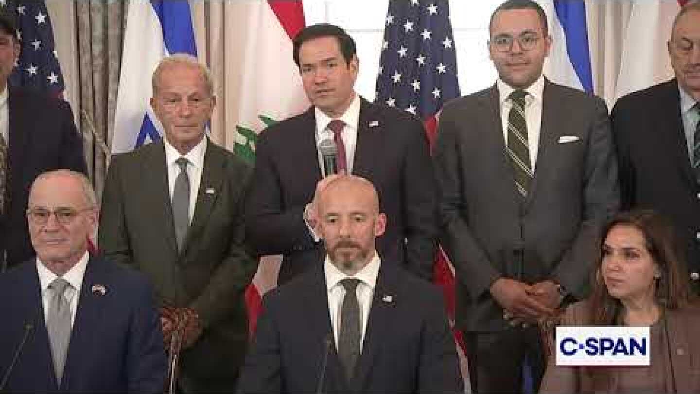 Secretary Rubio on Israel-Lebanon Peace Framework