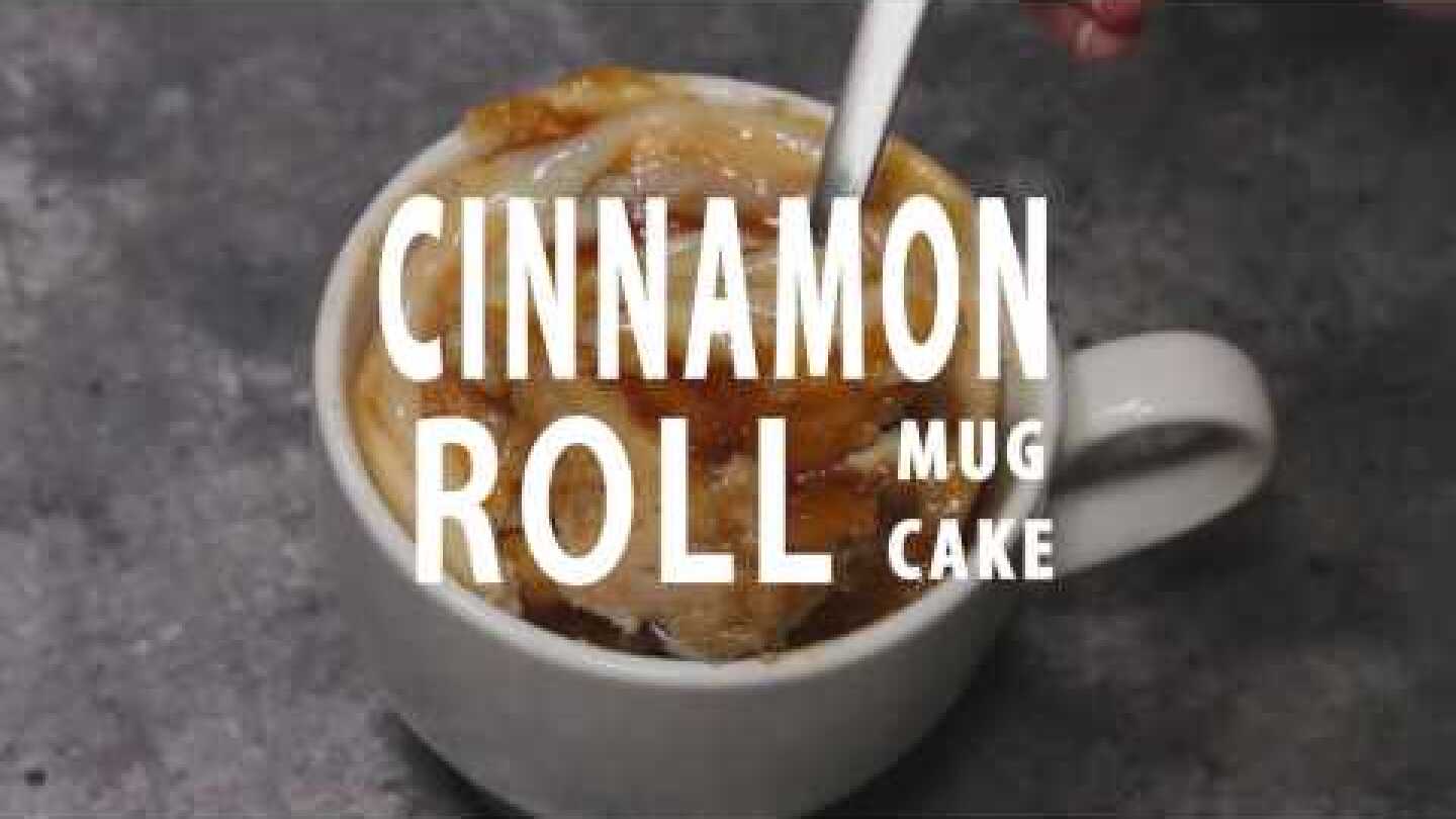 Cinnamon Roll Mug Cake