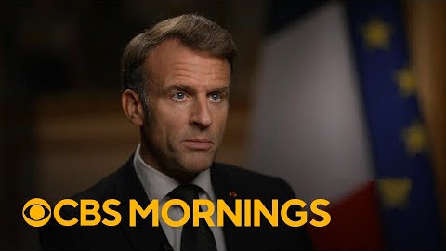 France's Macron says recognizing Palestinian statehood is necessary "to isolate Hamas"