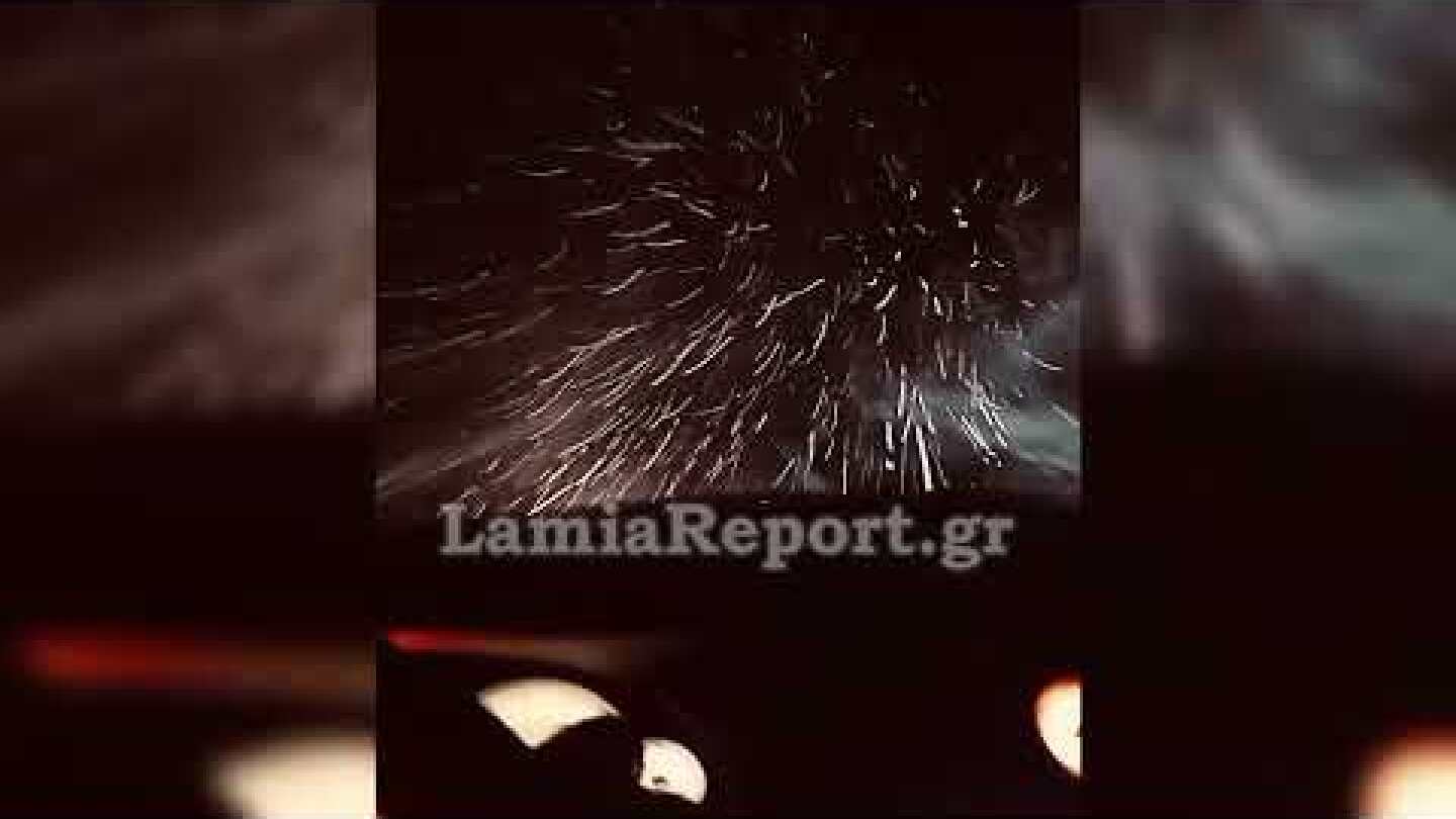 LamiaReport.gr: Ξεκίνησε να χιονίζει στο 16