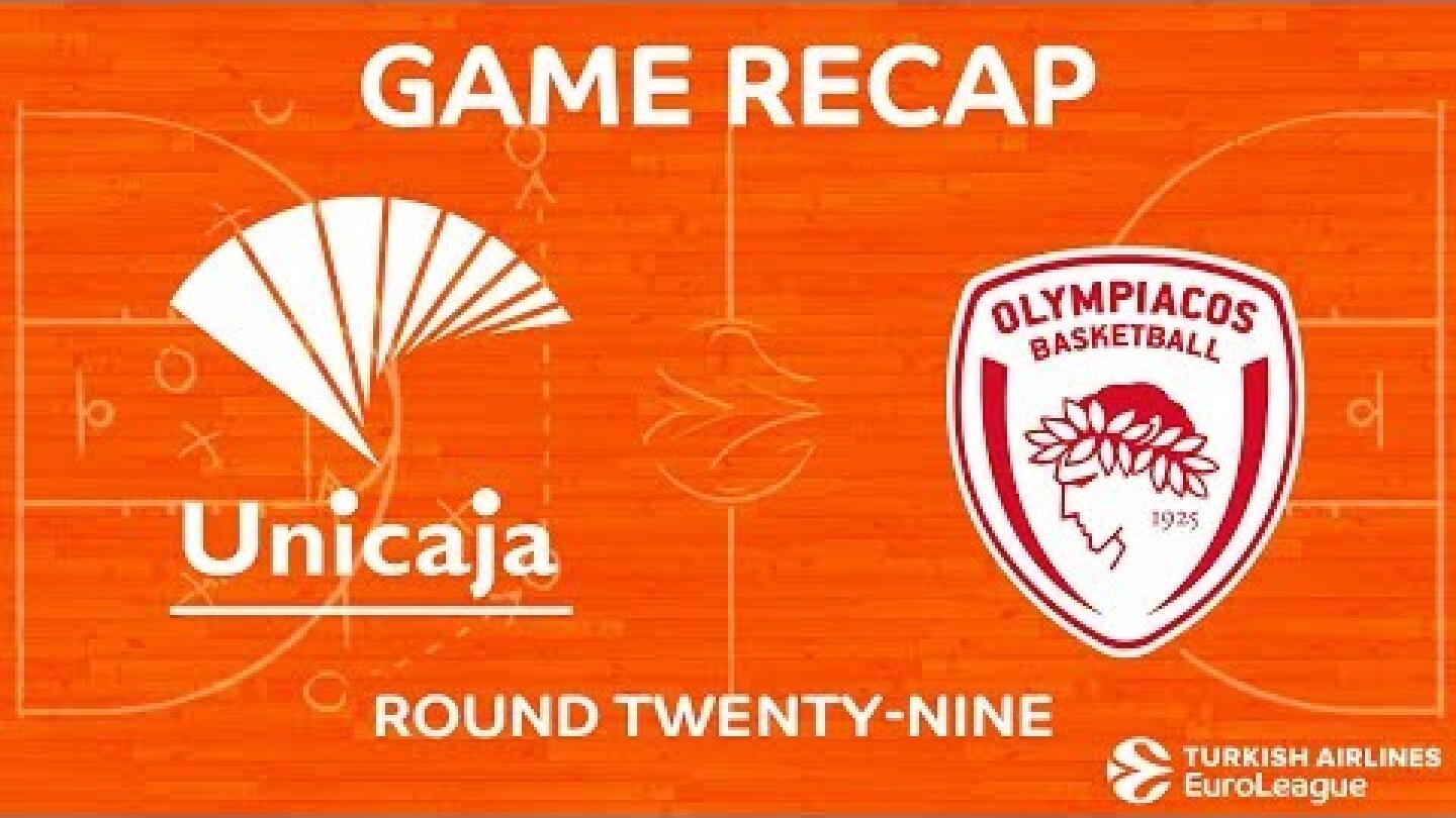 Highlights: Unicaja Malaga - Olympiacos Piraeus