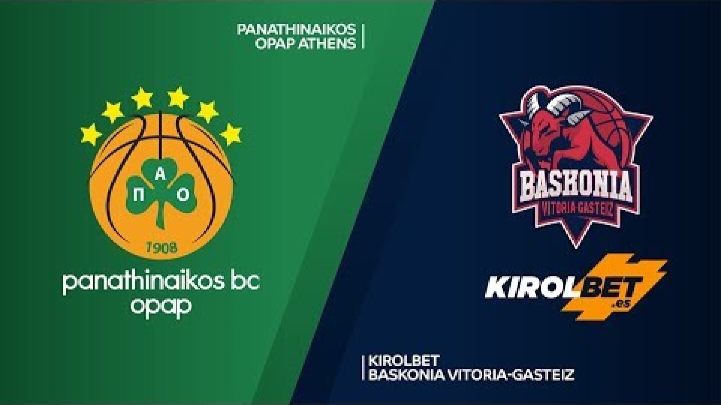 Panathinaikos OPA Athens - KIROLBET Baskonia Vitoria-Gasteiz  Highlights |EuroLeague, RS Round 11