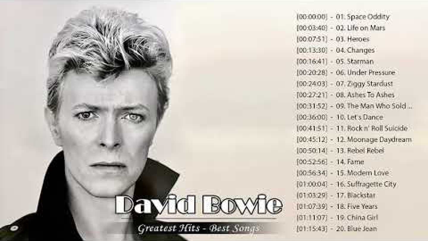 David Bowie Greatest Hits - David Bowie Best Songs - David Bowie - The Best Of