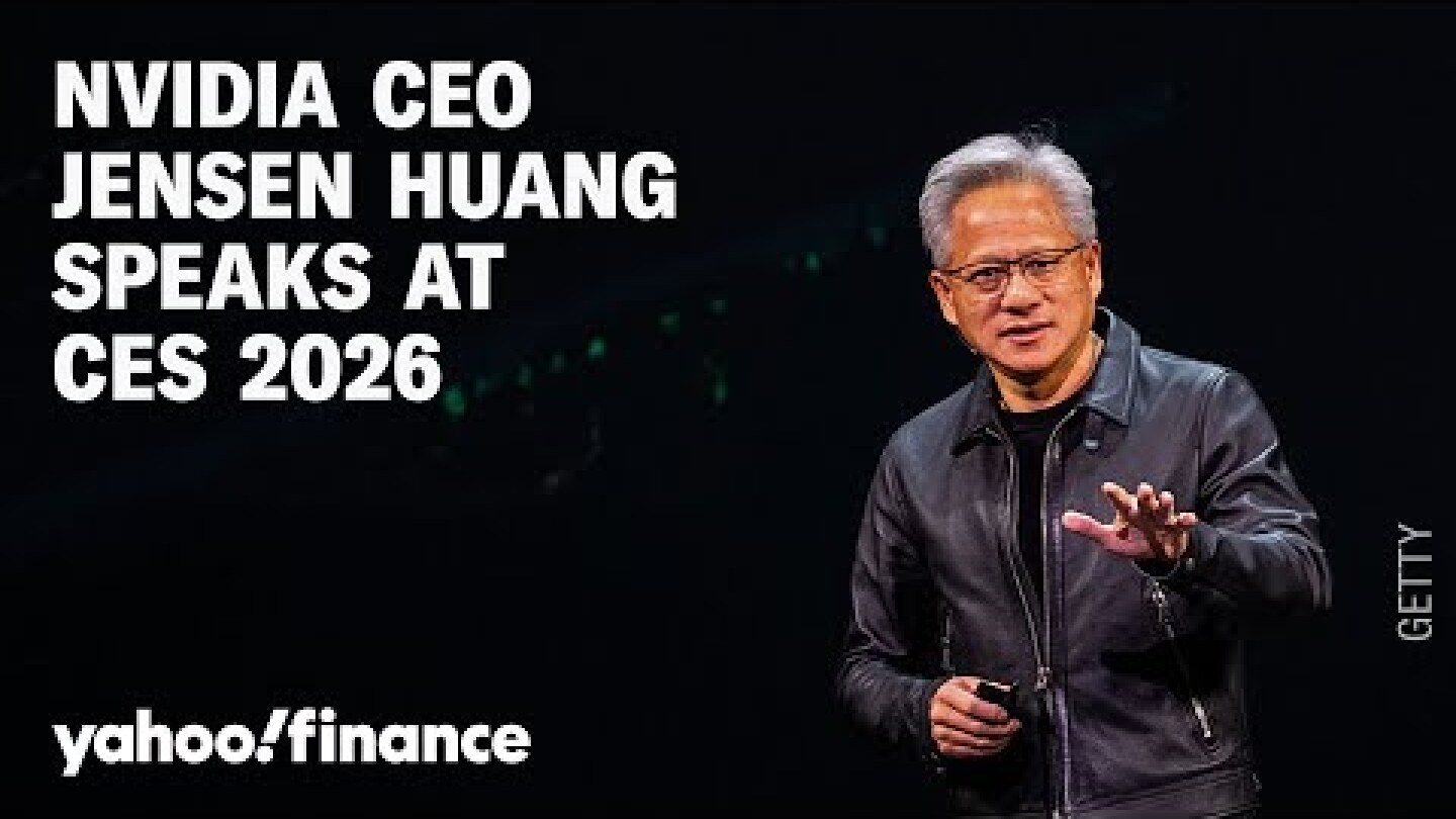 Nvidia CEO Jensen Huang talks about his company's latest innovations at CES 2026