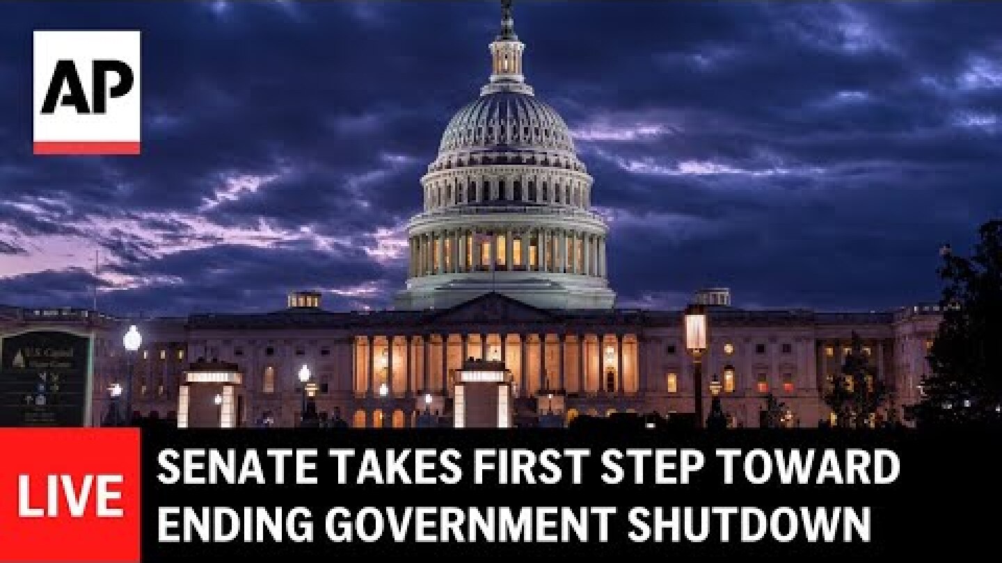 LIVE: Senate takes first step toward ending government shutdown