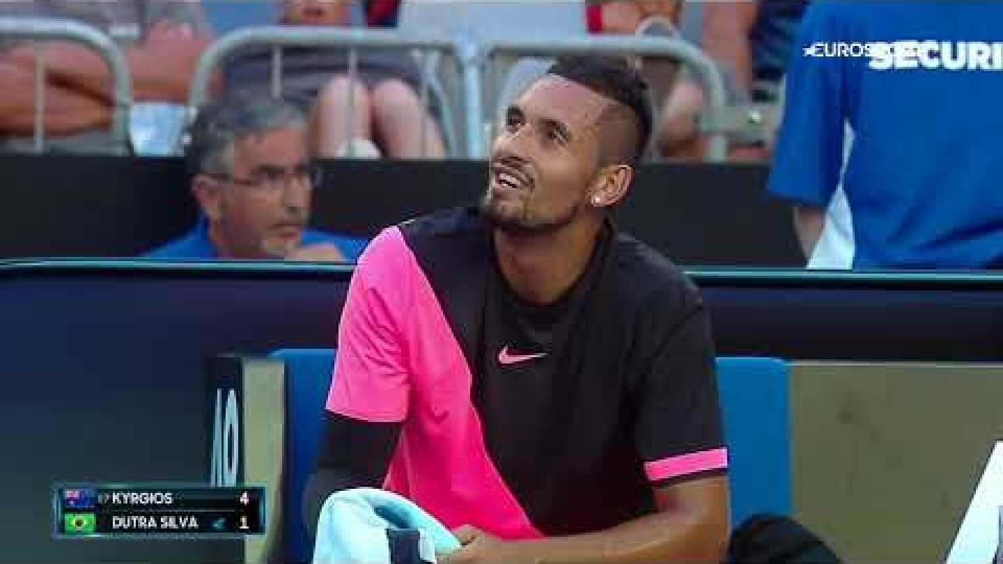 Nick Kyrgios tells fan to 'shut the fuck up'