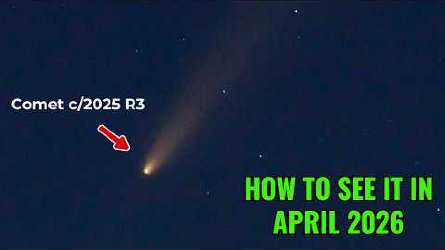 Comet C/2025 R3 (PANSTARRS): How, When & Where to See It This Month!