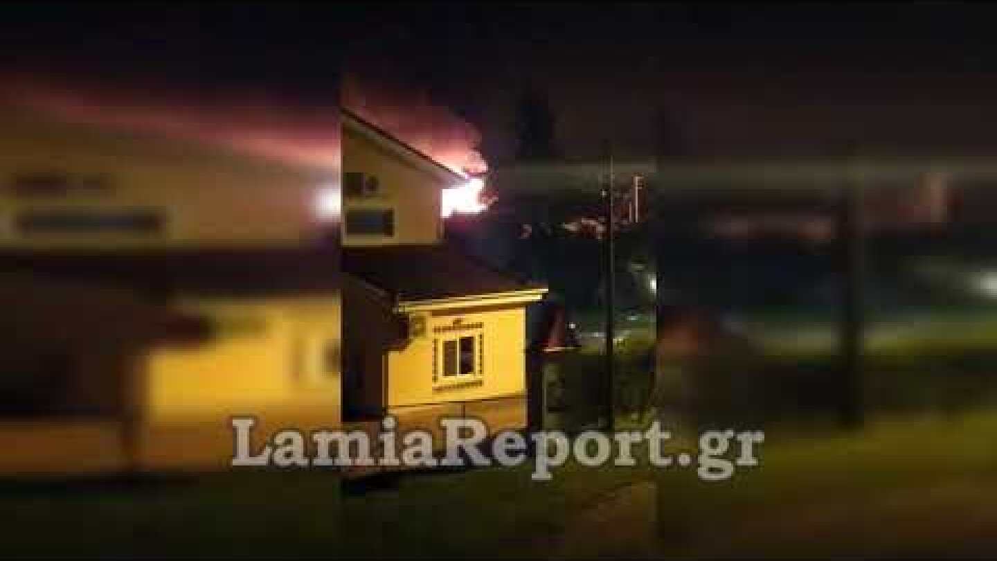 LamiaReport.gr: Φωτιά σε αποθήκη με δεξαμενή προπανίου 3