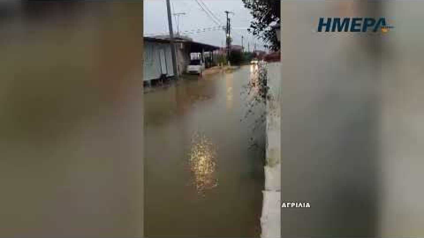 Ζάκυνθος | Προβλήματα από την πλημμύρα σε Λαγανά και Αγριλιά