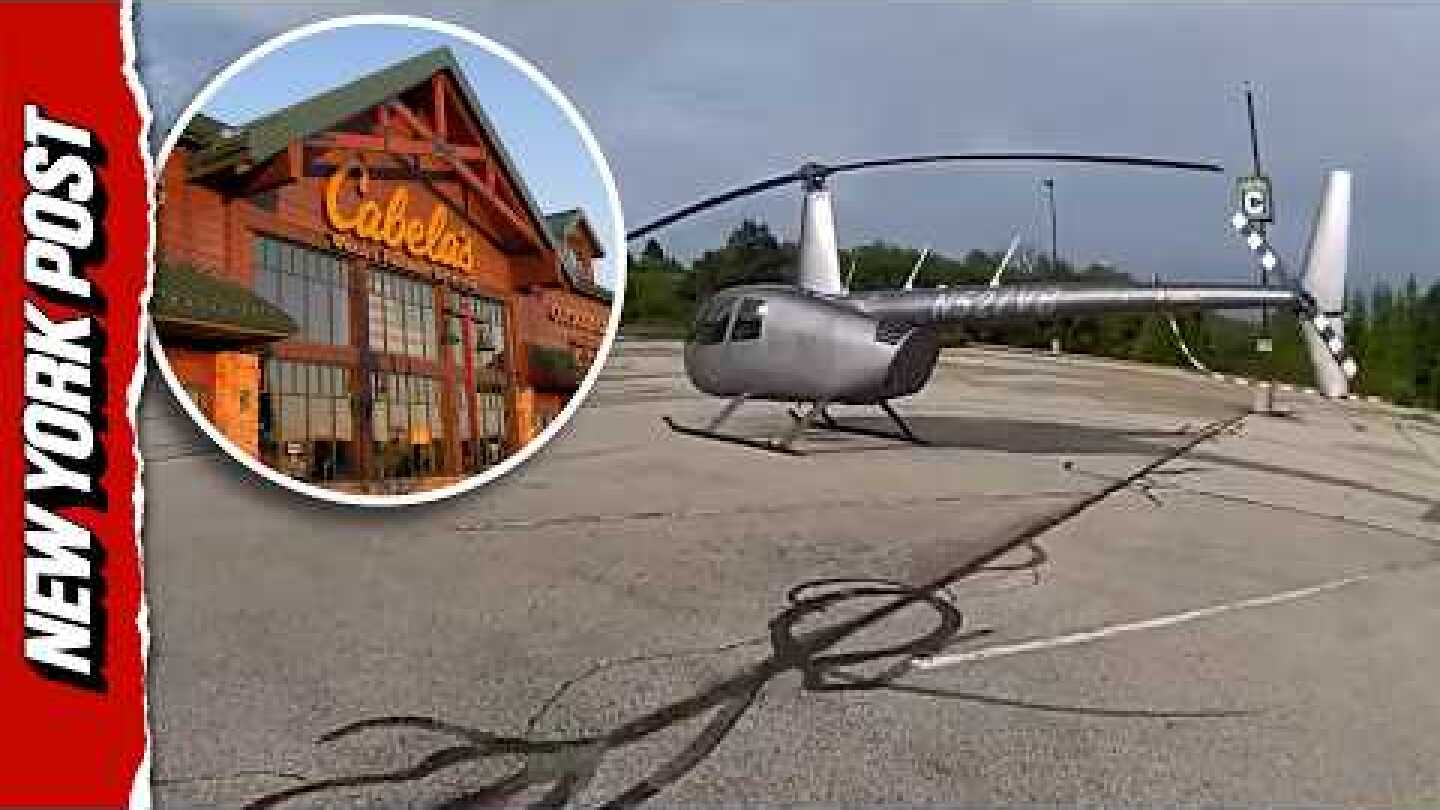 'The Drive Was Too Long': Senior Citizen Takes Helicopter to Cabela’s