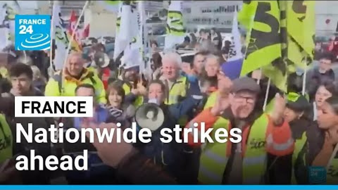 France’s new prime minister faces a bumpy ride with nationwide strikes ahead • FRANCE 24 English