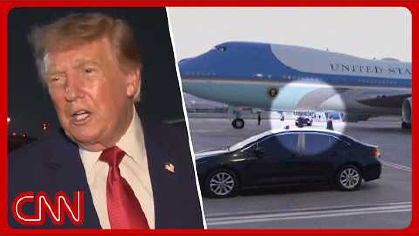 Missile threat against Air Force One prompted Trump's plane switch: Sources