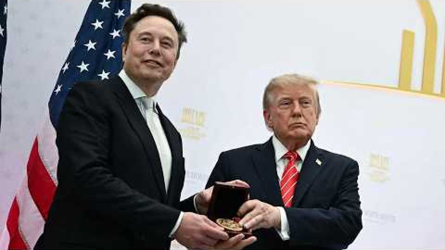 Trump awards medals to Elon Musk, Jensen Huang and other tech execs at summit