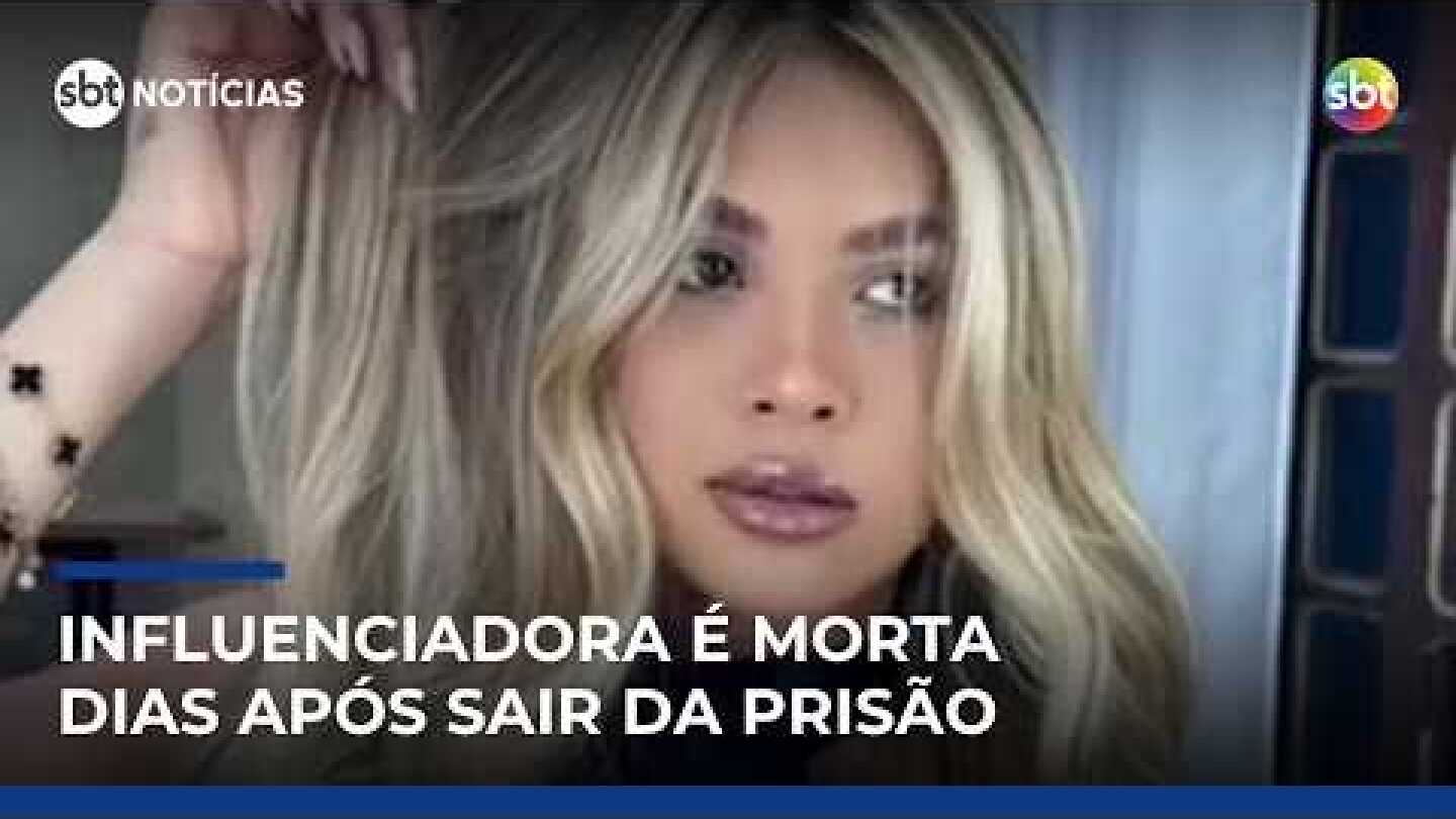 Influenciadora que teria envolvimento na morte de sargento é assassinada a tiros | #SBTNotícias