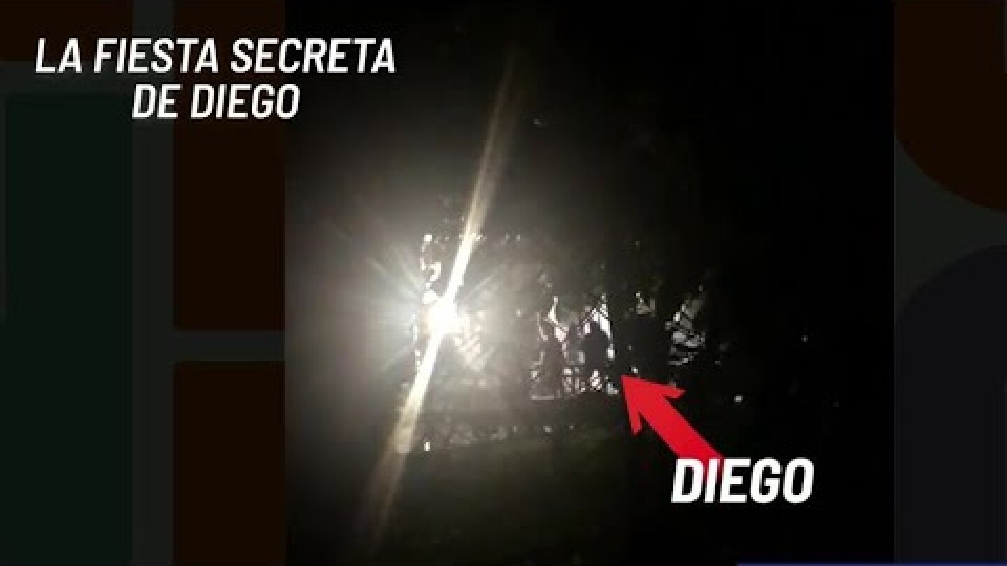 La fiesta secreta de Diego Maradona