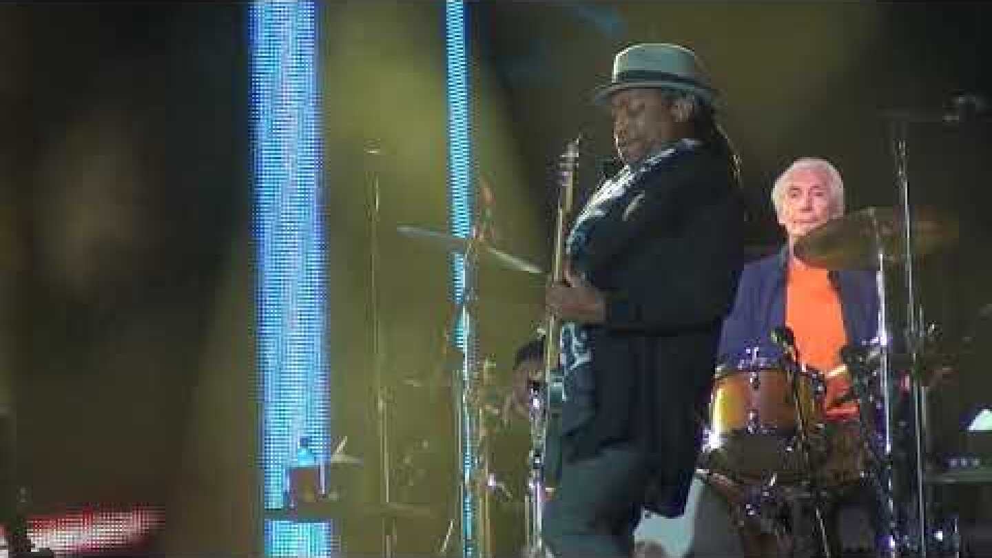 Groovin on The Rolling Stones Darryl Jones Bass Solo on Miss You