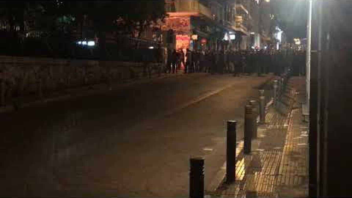 Οδός Μαυρομιχάλη - φωτιά