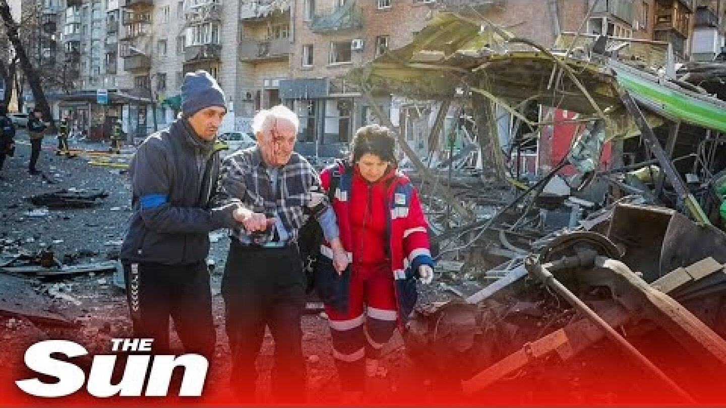 Ukrainian capital Kyiv hit by devastating Russian airstrikes