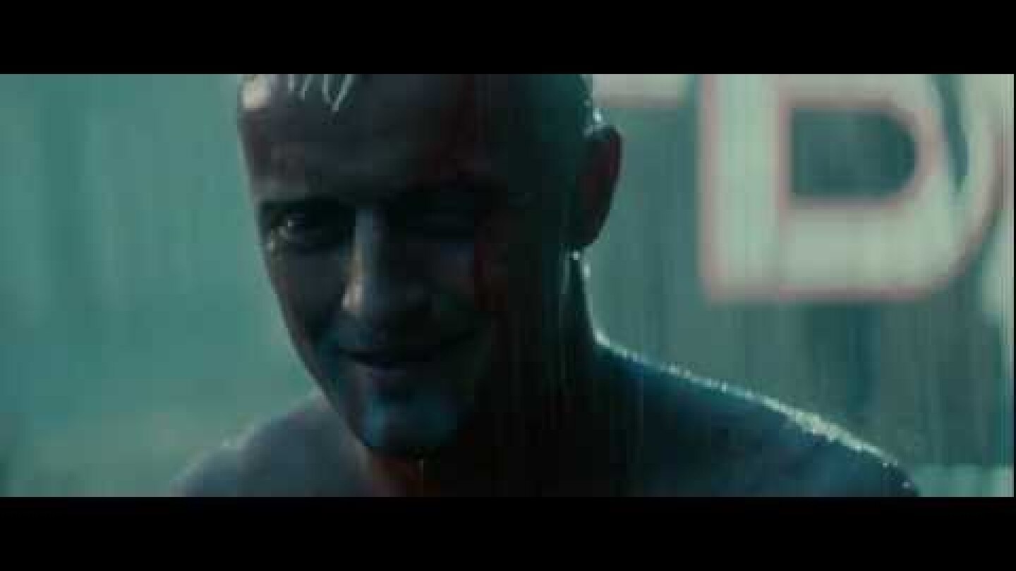 Blade Runner - Final scene, "Tears in Rain" Monologue (HD)