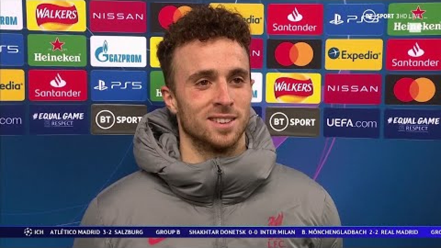 Diogo Jota reflects on scoring Liverpool's 10,000th goal in win vs Midtjylland