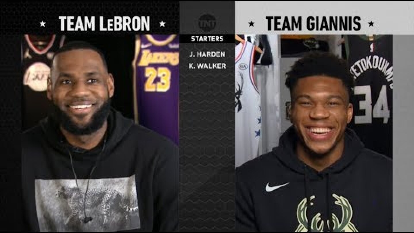 Team LeBron & Team Giannis Full Draft | 2019 NBA All-Star