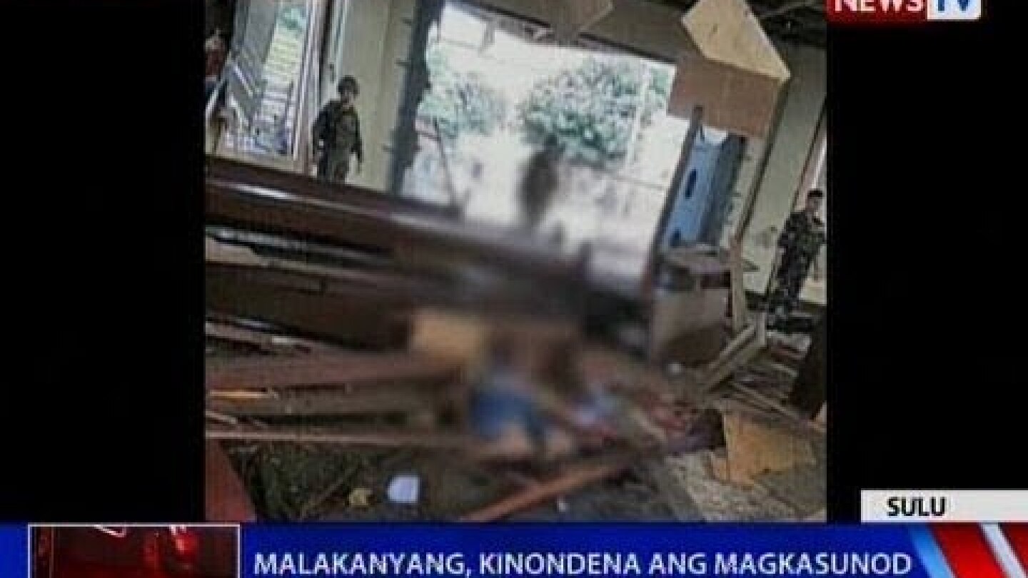 NTVL: Malakanyang, kinondena ang magkasunod na pagsabog sa Jolo Cathedral