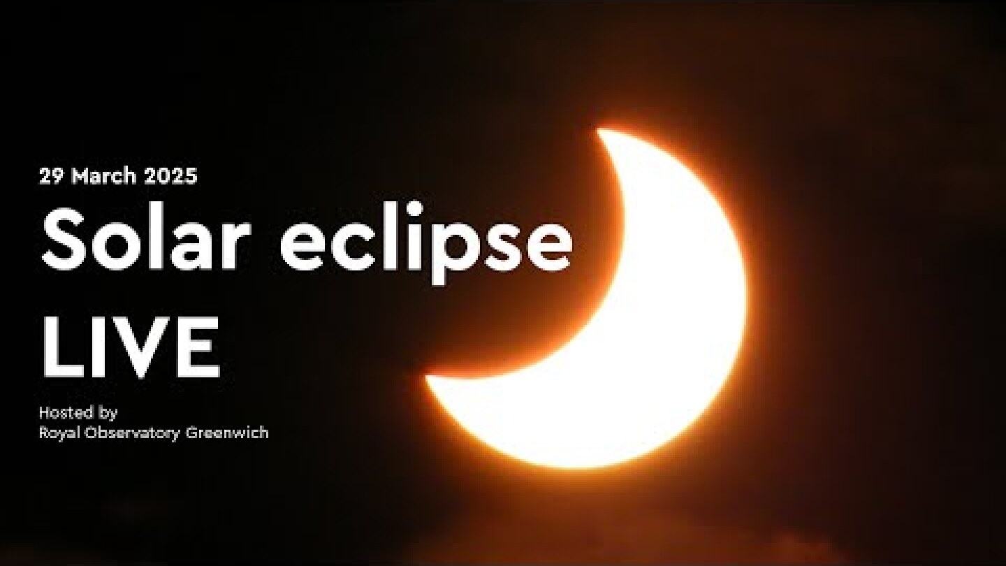 Partial Solar Eclipse LIVE | 29 March 2025