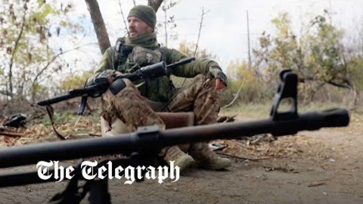 'Russian forces have started to retreat' say Ukrainian soldiers entrenched outside Kherson