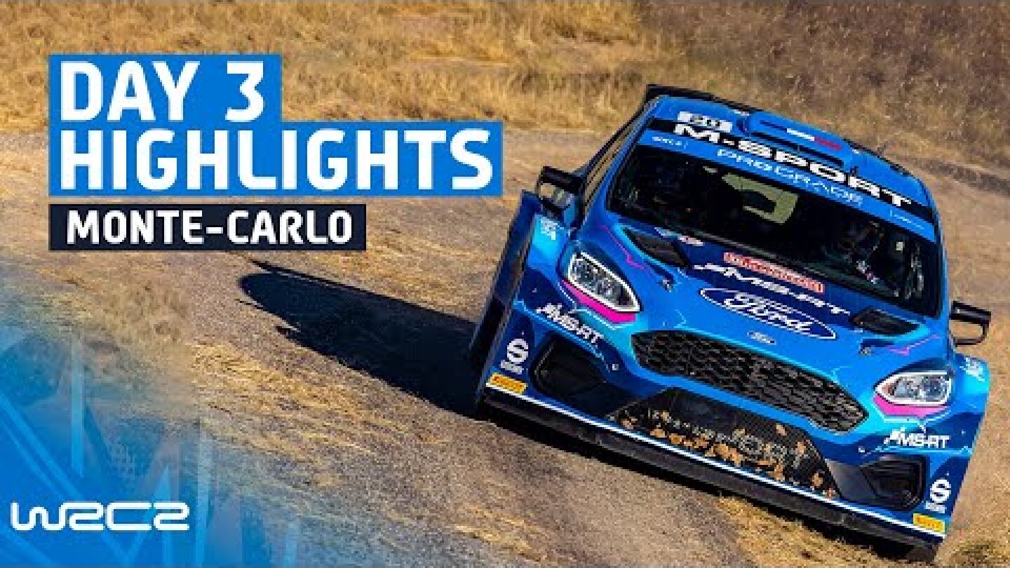 WRC2 Day 3 Highlights | WRC Rallye Monte-Carlo 2023
