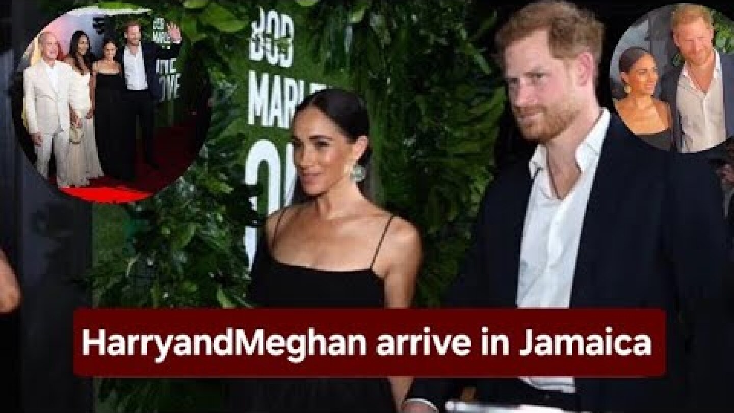 #HarryandMeghan in Jamaica for the premiere of Bob Marley: One Love' movie