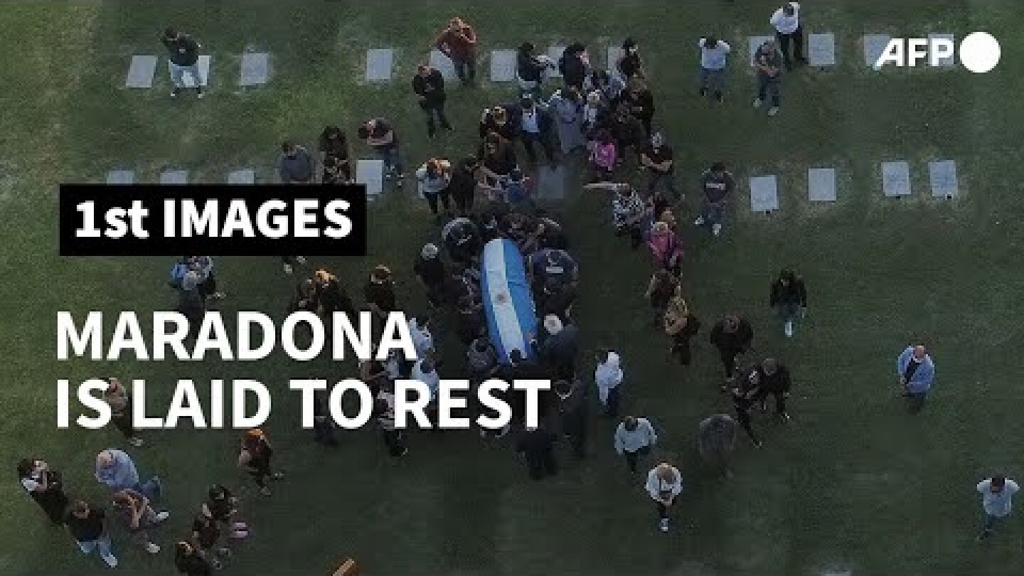 Argentine football legend Diego Maradona laid to rest | AFP