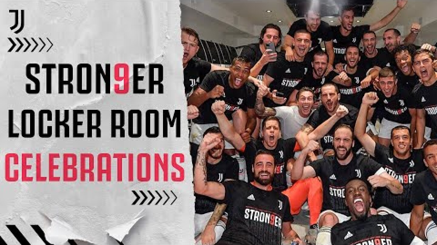 🏆🍾 Juventus Celebrate Their 9th Successive Title Victory! | #STRON9ER CELEBRATIONS