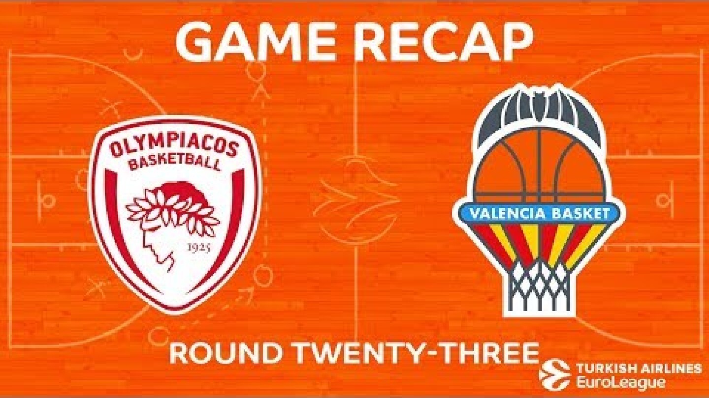 Highlights: Olympiacos Piraeus - Valencia Basket