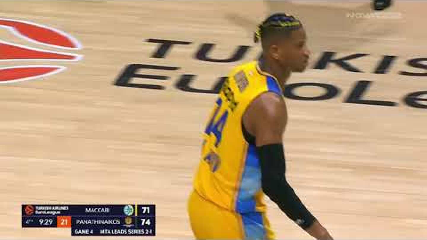 Μακάμπι Τελ Αβίβ - Παναθηναϊκός: 88-95 (MD4 Playoffs, 02/05/2024)