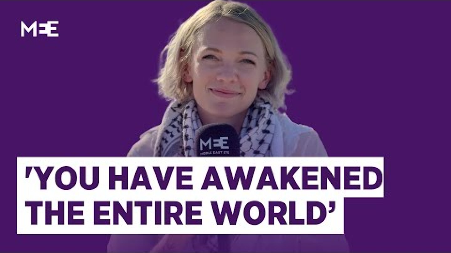 American activist Hannah Smith joins Global Sumud Flotilla to break Israel’s siege on Gaza