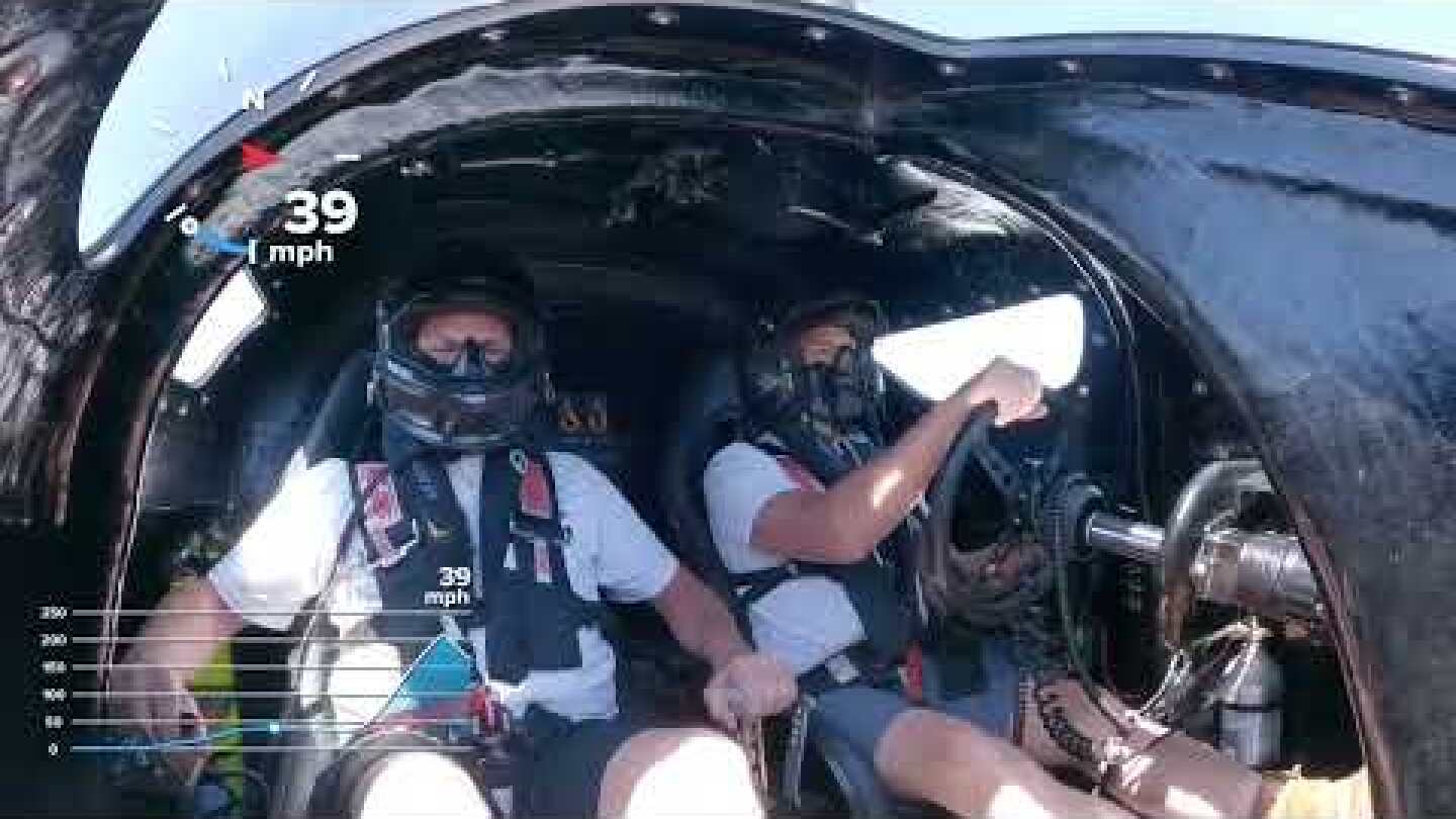 Onboard footage of the blow over incident involving Freedom One Racing - 2025 Desert Storm event