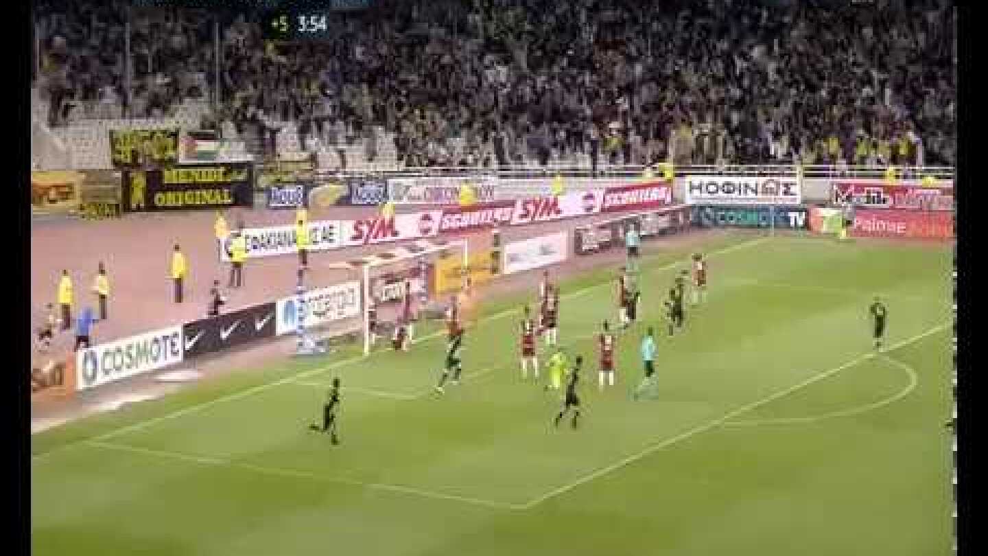 Γκολ βγαλμένο από ΟΝΕΙΡΟ Λάζαρος ΧριστοδουλόπουλοςΑΕΚ ΛΑΡΙΣΑ 18/04/2018