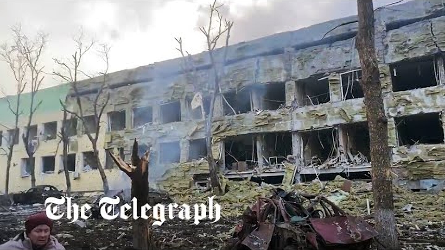 Russia destroys Ukrainian maternity hospital in Mariupol