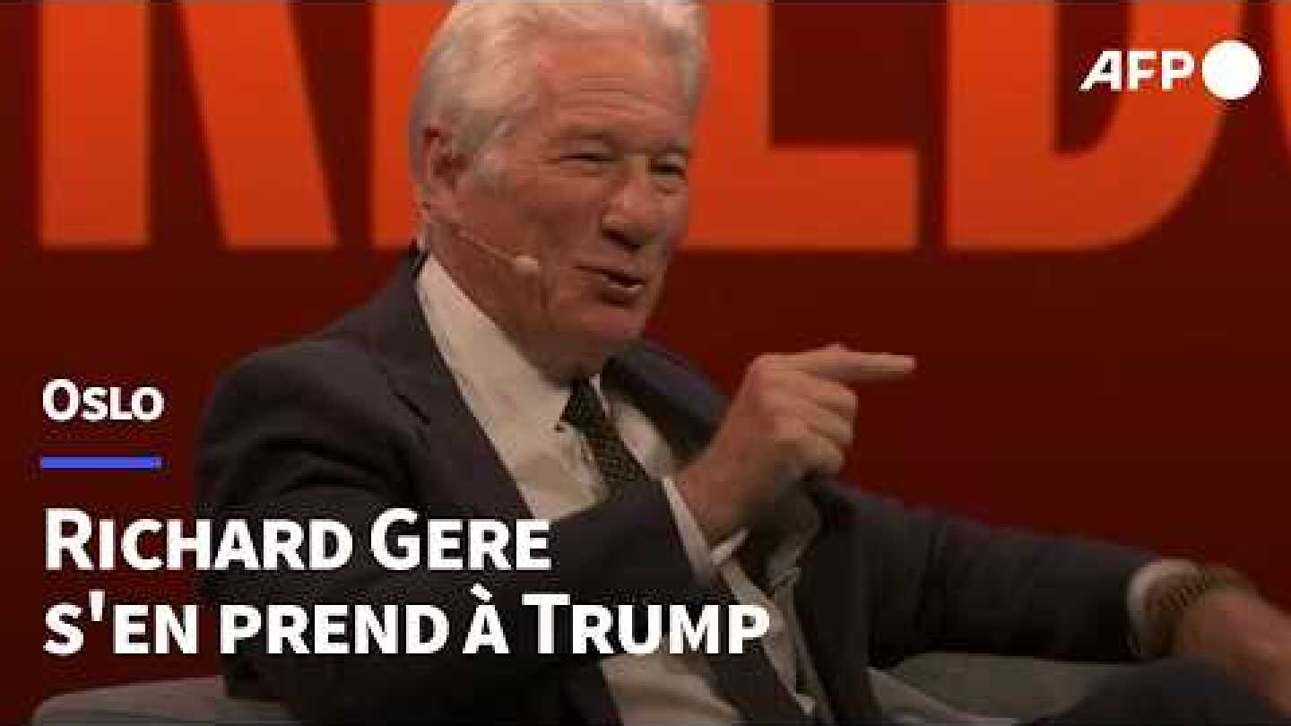 Richard Gere qualifie Trump de "maniaque"