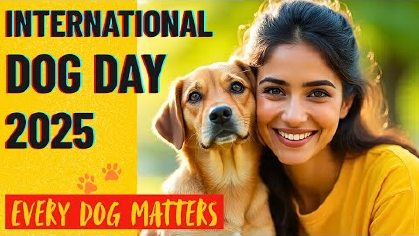 International Dog Day 2025 | From Floppy Ears to Lifesavers: Every Dog Matters