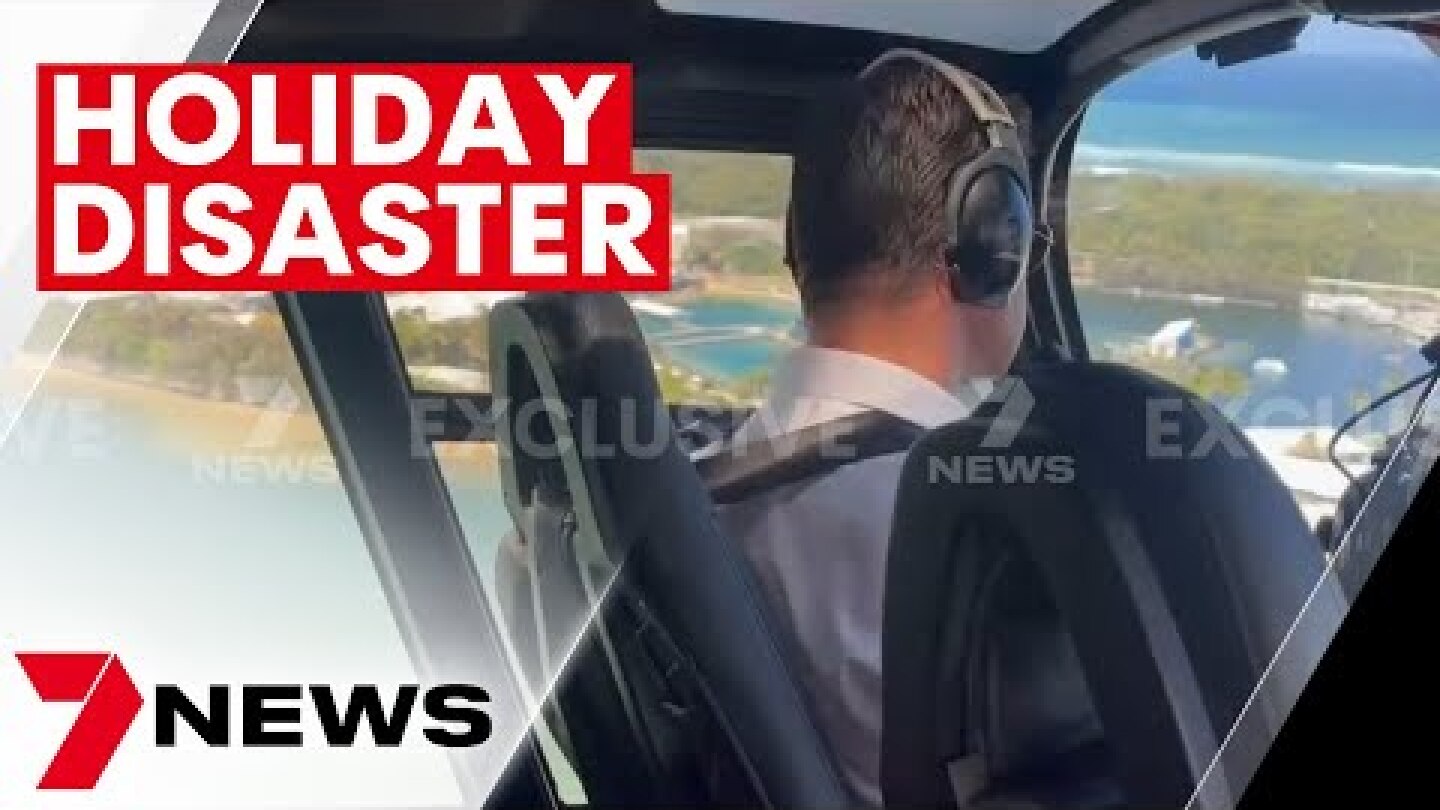 Extraordinary video from inside helicopter involved in deadly Gold Coast crash | 7NEWS