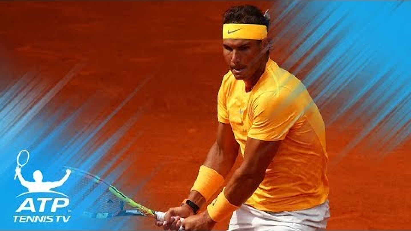Brilliant athletic smash by Rafa Nadal | Barcelona Open 2018 Final