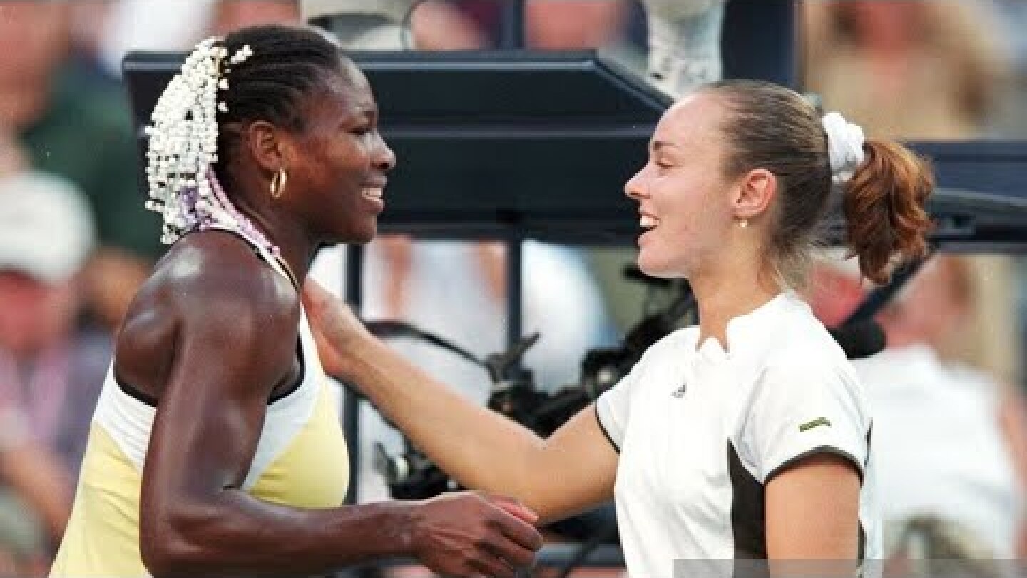 Serena Williams vs Martina Hingis 1999 US Open Final Highlights