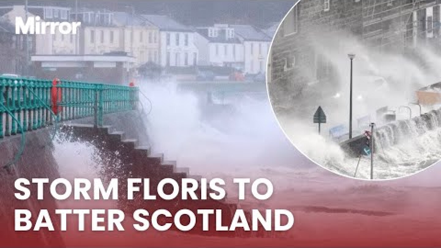 Scotland faces 90mph winds as Storm Floris upgraded to amber