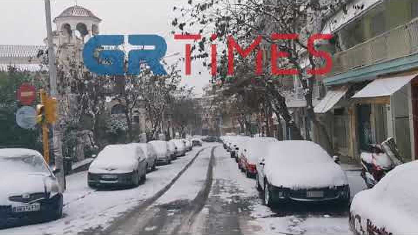 Χιόνια στη Θεσσαλονίκη - GRTimes.gr