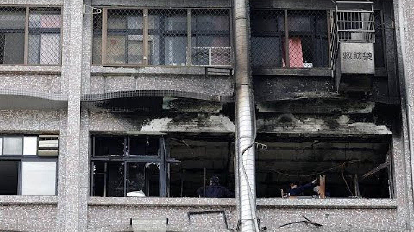 مقتل 9 أشخاص في حريق بمستشفى في تايوان