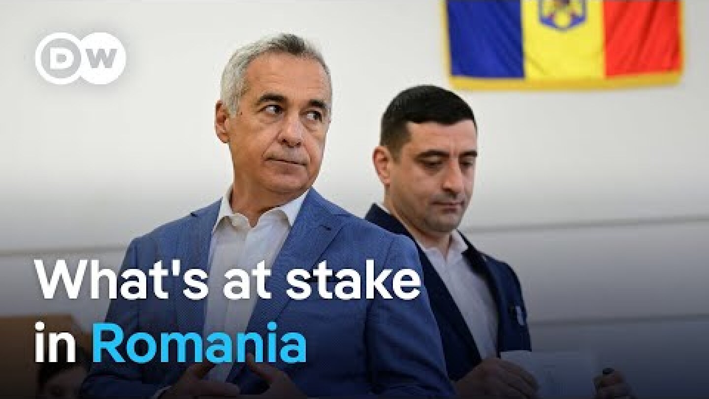 Pro-Trump candidate Simion favored in Romanian presidential election | DW News