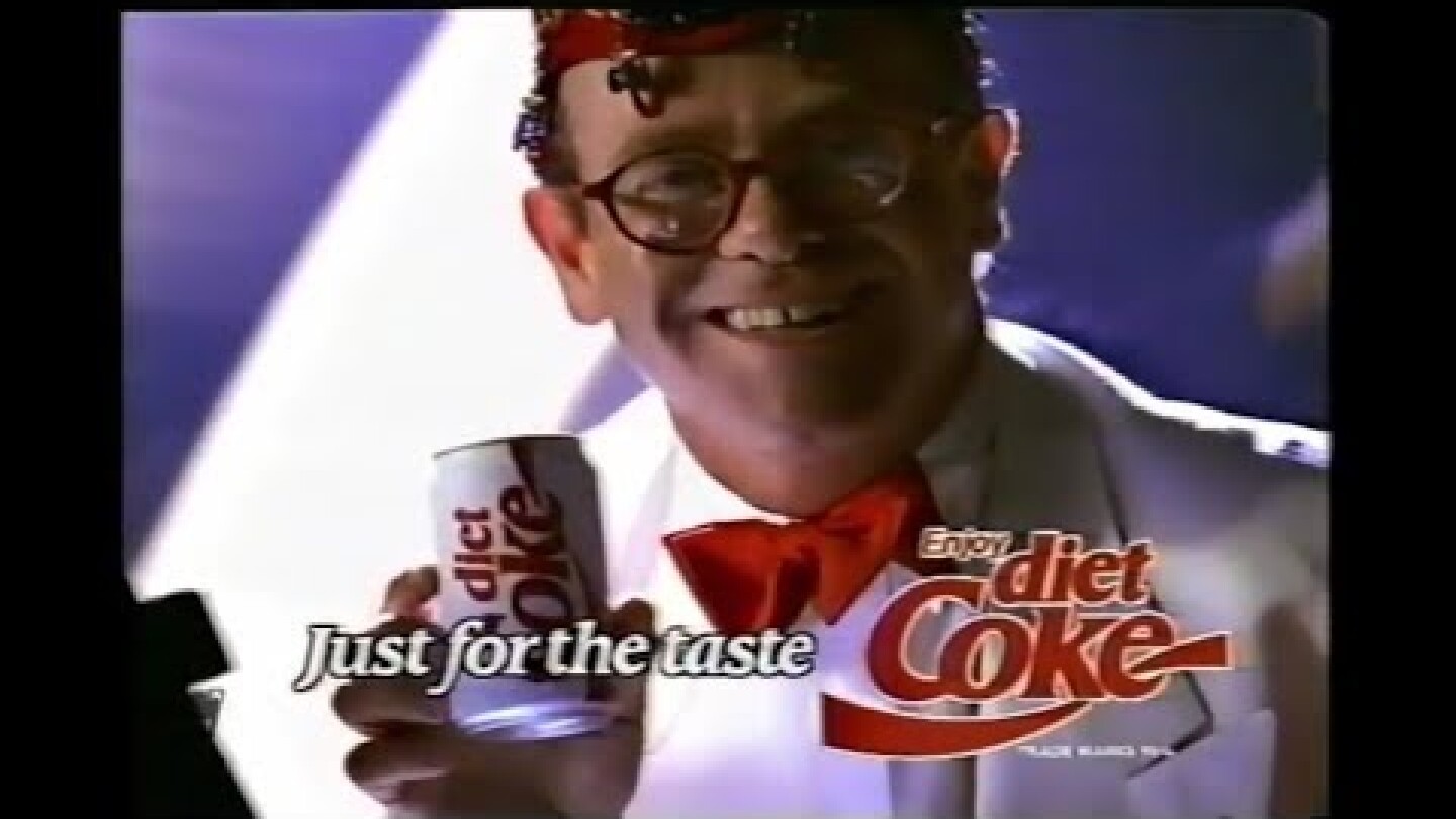 Elton John Commercial Diet Coke From 1991 Just One, Just For The Taste